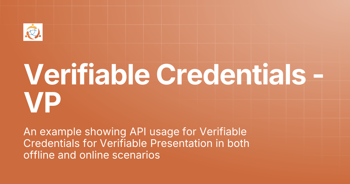 Verifiable Credentials - VP | ID Systems v1.0.0 | DCI Standards
